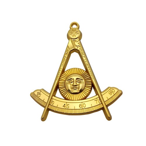 Personalized Mark Degree Past Masters Breast Jewel