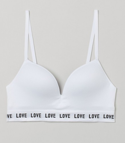 Non-wired seamless push-up bra